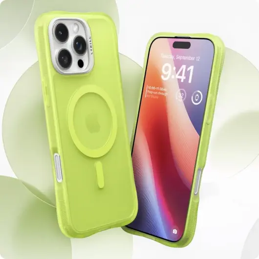 Spigen Cyrill Ultra Sheer Apple iPhone 16 Pro Hoesje met MagSafe Groen afbeelding 2
