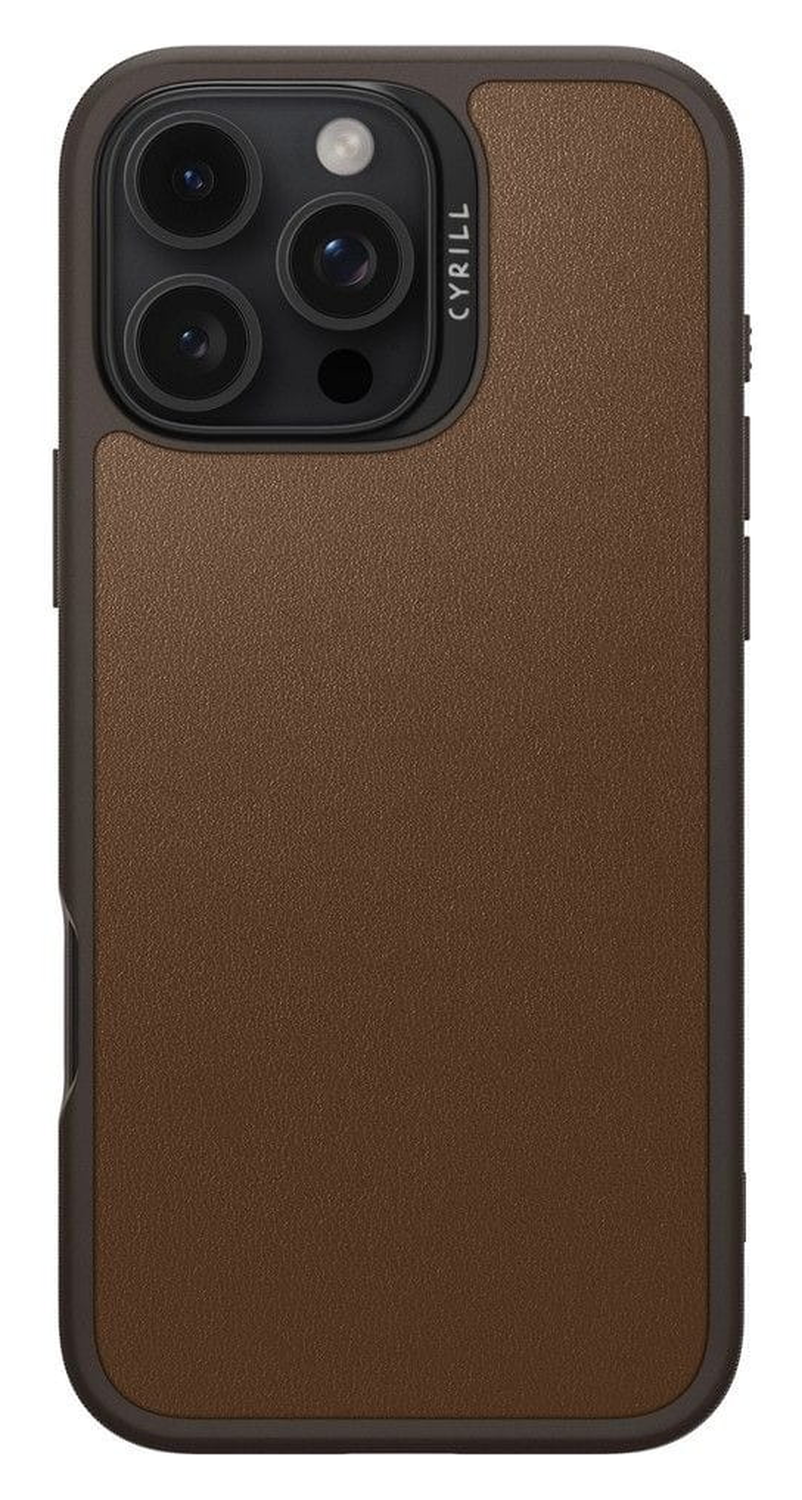 Spigen Cyrill Kajuk Apple iPhone 16 Pro Max Hoesje MagSafe Back Cover Bruin afbeelding 8
