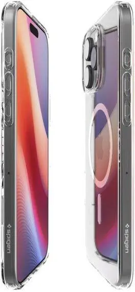 Spigen Crystal Flex MagFit iPhone 16 Pro Hoesje MagSafe Transparant afbeelding 10