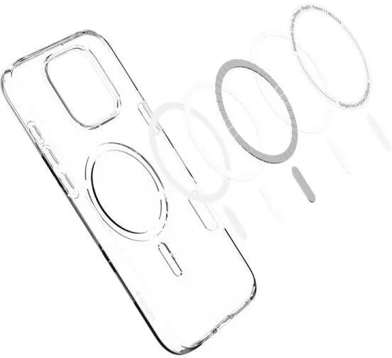 Spigen Crystal Flex MagFit iPhone 16 Pro Hoesje MagSafe Transparant afbeelding 11