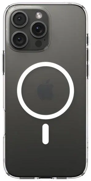 Spigen Crystal Flex MagFit iPhone 16 Pro Hoesje MagSafe Transparant afbeelding 6