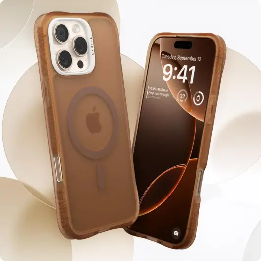 Spigen Cyrill Ultra Sheer Apple iPhone 16 Pro Max Hoesje met MagSafe Bruin afbeelding 2