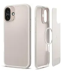 Spigen Cyrill Kajuk Mag Apple iPhone 16 Plus Hoesje MagSafe Back Cover Cream afbeelding