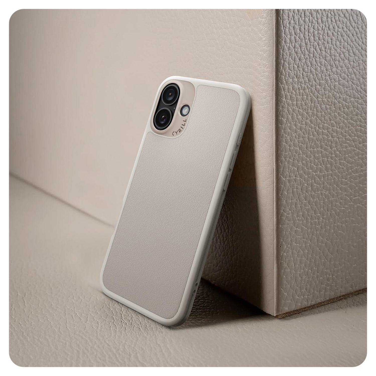 Spigen Cyrill Kajuk Mag Apple iPhone 16 Plus Hoesje MagSafe Back Cover Cream afbeelding 2