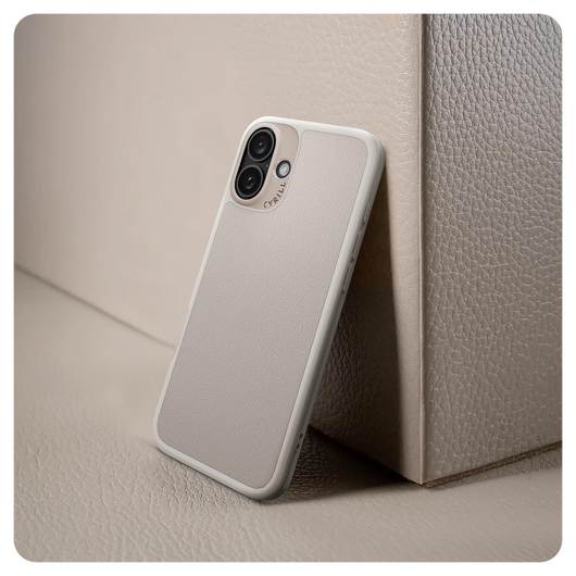 Spigen Cyrill Kajuk Mag Apple iPhone 16 Plus Hoesje MagSafe Back Cover Cream afbeelding 2