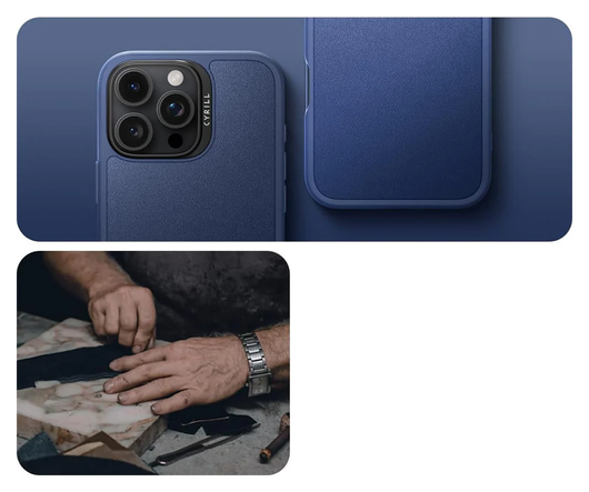 Spigen Cyrill Kajuk Apple iPhone 16 Pro Max Hoesje MagSafe Back Cover Blauw afbeelding 8