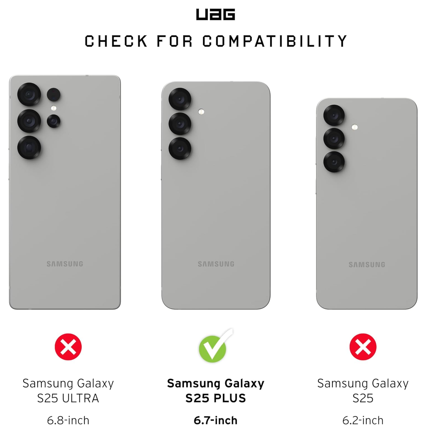 UAG Glass Shield Samsung Galaxy S25 Plus Screen Protector Tempered Glass afbeelding 4