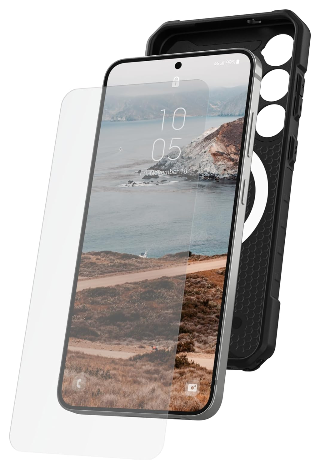 UAG Glass Shield Samsung Galaxy S25 Plus Screen Protector Tempered Glass afbeelding 5