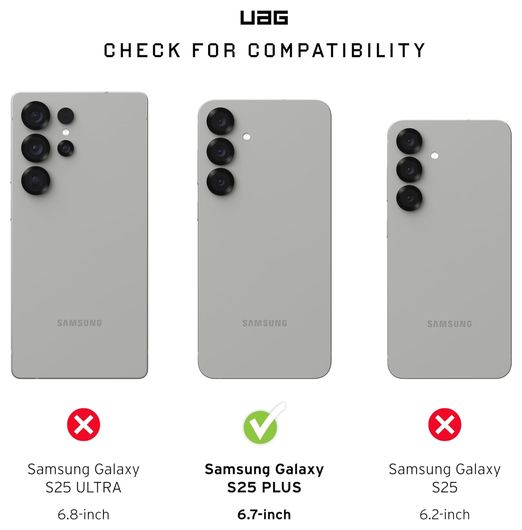 UAG Glass Shield Samsung Galaxy S25 Plus Screen Protector Tempered Glass afbeelding 4