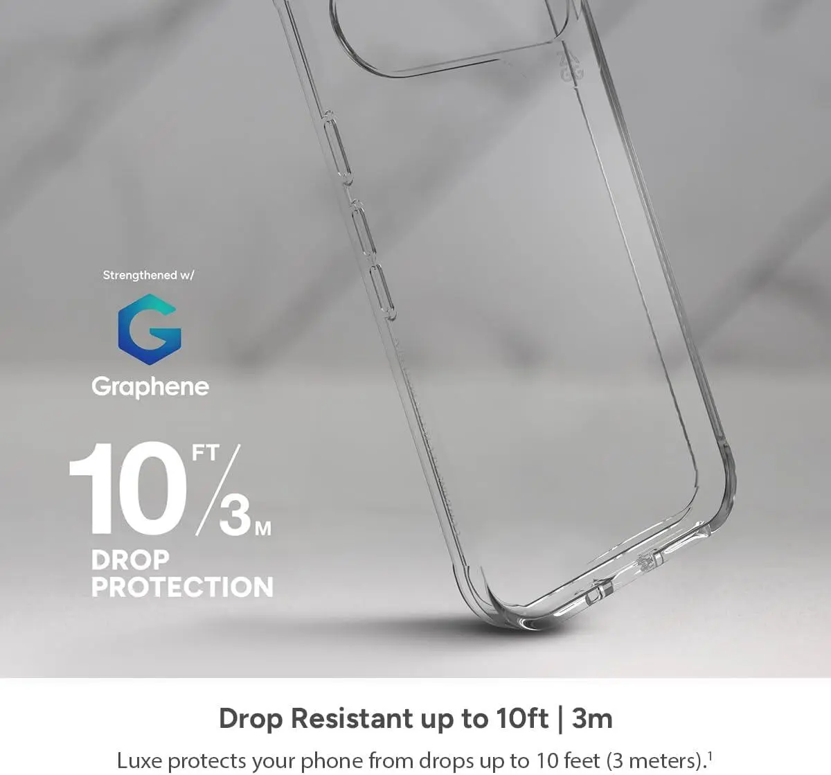 ZAGG Luxe Google Pixel 9a Hoesje Back Cover 3M Valbescherming Transparant afbeelding 3