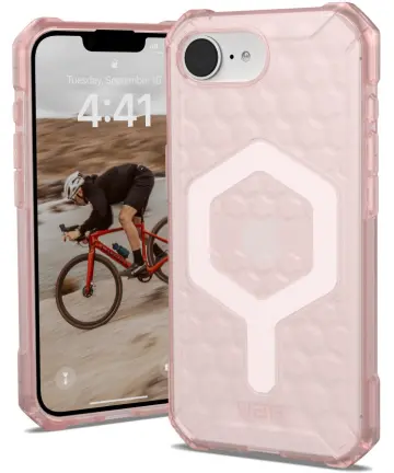 UAG Essential Armor Apple iPhone 16e Hoesje MagSafe Back Cover Roze Hoesjes