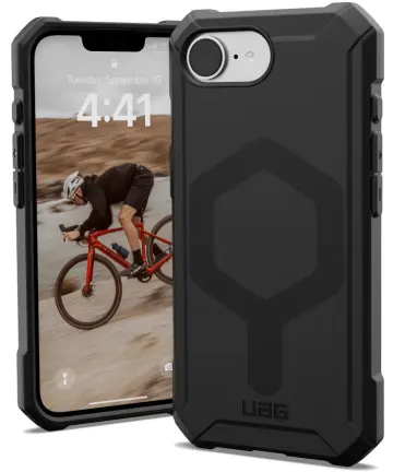 UAG Essential Armor Apple iPhone 16e Hoesje MagSafe Back Cover Zwart Hoesjes