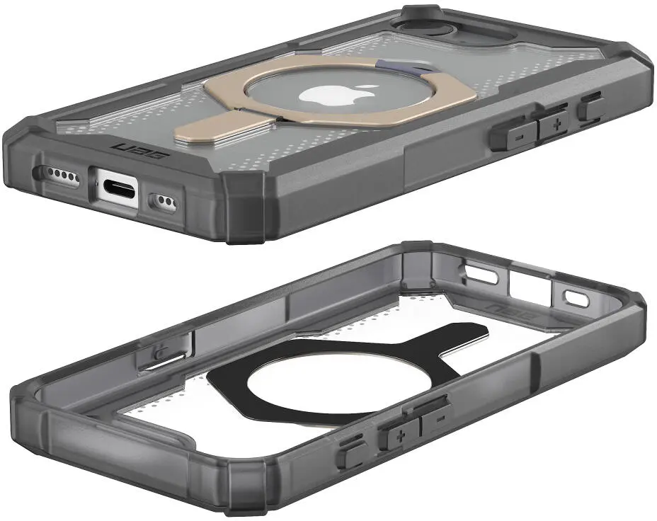 UAG Plasma XTE Apple 16e Hoesje MagSafe Stand Back Cover Ash/titanium afbeelding 4