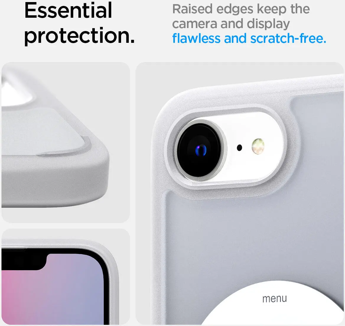 Spigen Ultra Hybrid MagFit Apple iPhone 16e Hoesje MagSafe Classic Zilver afbeelding 7
