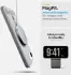 Spigen Ultra Hybrid MagFit Apple iPhone 16e Hoesje MagSafe Classic Zilver afbeelding 6