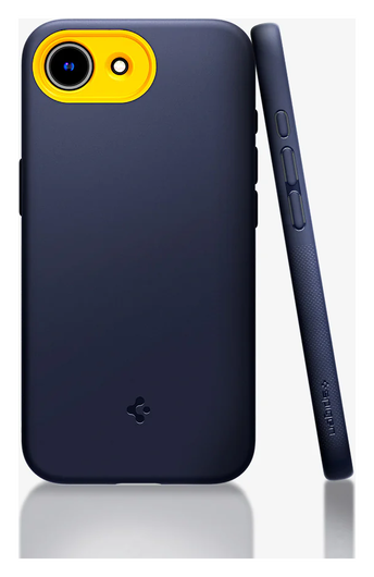 Spigen Nano Pop MagFit Apple iPhone 16e Hoesje Back Cover Navy afbeelding 9