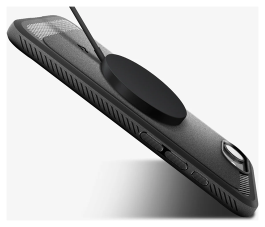 Spigen Rugged Armor MagFit Apple iPhone 16e Hoesje MagSafe Zwart afbeelding 10
