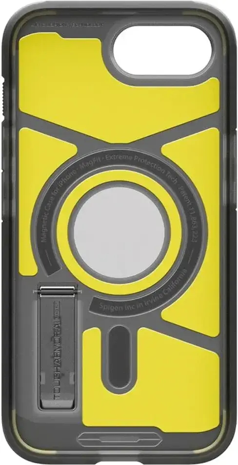 Spigen Tough Armor iPhone 16e Hoesje MagSafe Back Cover Frosted Zwart afbeelding 9