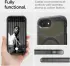 Spigen Tough Armor iPhone 16e Hoesje MagSafe Back Cover Frosted Zwart afbeelding 2