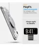 Spigen Ultra Hybrid MagFit Apple iPhone 16e Hoesje MagSafe Zero One Wit