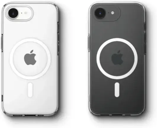 Spigen Crystal Flex MagFit iPhone 16e Hoesje MagSafe Transparant Wit afbeelding 6