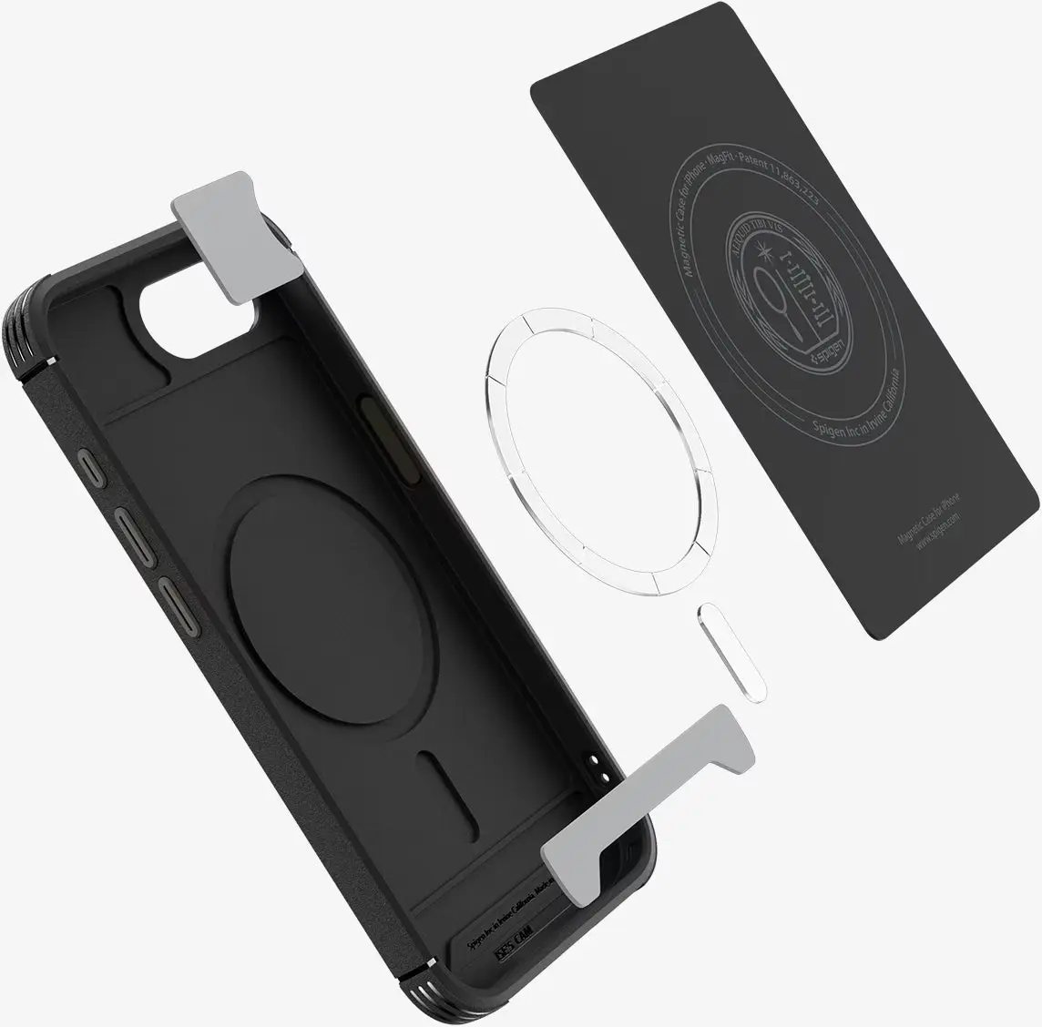 Spigen Core Armor MagFit Apple iPhone 16e Hoesje MagSafe Zwart afbeelding 5