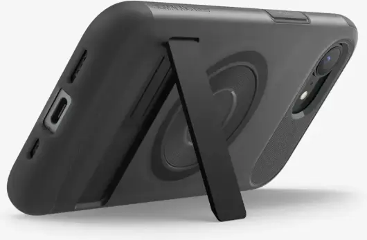 Spigen Slim Armor MagFit Apple iPhone 16e Hoesje MagSafe Gunmetal afbeelding 2