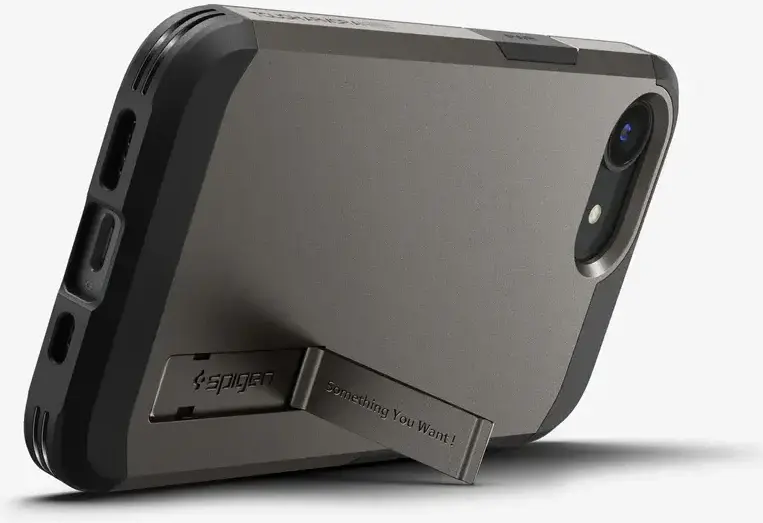 Spigen Tough Armor iPhone 16e Hoesje MagSafe Back Cover Gunmetal afbeelding 9