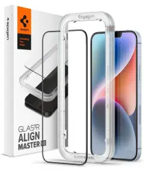Spigen AlignMaster iPhone 16e/14/13/13 Pro Screen Protector afbeelding