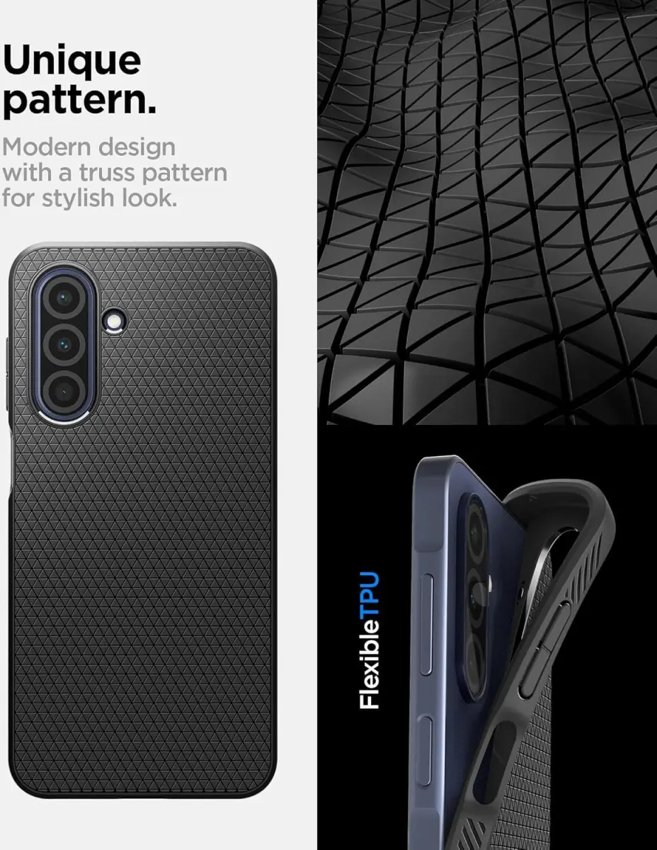Spigen Liquid Air Samsung Galaxy A26 Hoesje Back Cover Zwart afbeelding 5