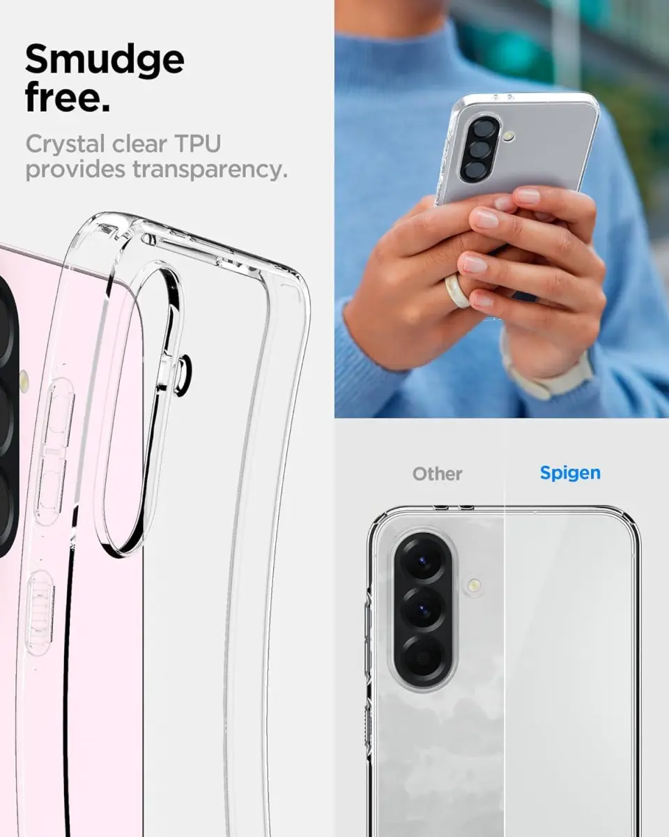Spigen Liquid Crystal Samsung Galaxy A56 Hoesje Back Cover Transparant afbeelding 5