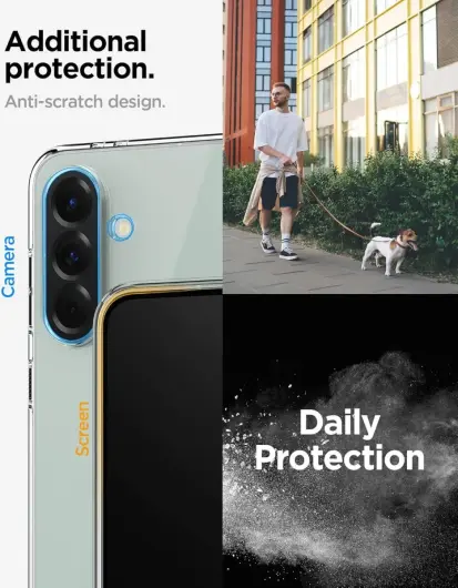 Spigen Liquid Crystal Samsung Galaxy A56 Hoesje Back Cover Transparant afbeelding 6