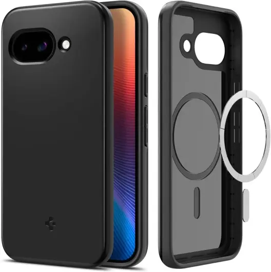 Spigen Thin Fit MagFit Google Pixel 9a Hoesje MagSafe Back Cover Zwart afbeelding 1