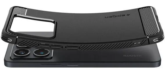 Spigen Rugged Armor Xiaomi 14T Hoesje Back Cover Zwart afbeelding 10
