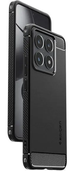 Spigen Rugged Armor Xiaomi 14T Hoesje Back Cover Zwart afbeelding 12