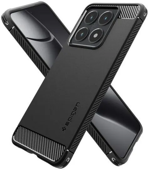 Spigen Rugged Armor Xiaomi 14T Hoesje Back Cover Zwart afbeelding 9