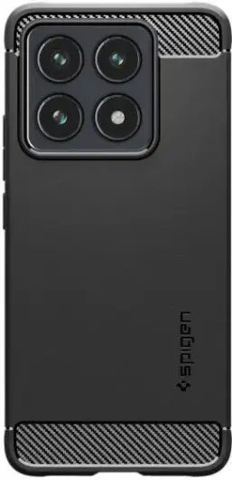 Spigen Rugged Armor Xiaomi 14T Hoesje Back Cover Zwart afbeelding 2