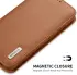 Dux Ducis Hivo Samsung Galaxy S25 Edge Hoesje RFID Book Case Bruin afbeelding 6