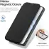 Dux Ducis Skin X Pro Samsung Galaxy S25 Edge Hoesje MagSafe Book Case Zwart afbeelding 5