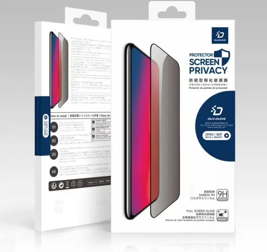 Dux Ducis Samsung Galaxy S25 Edge Screen Protector Privacy Tempered Glass 9H afbeelding 9