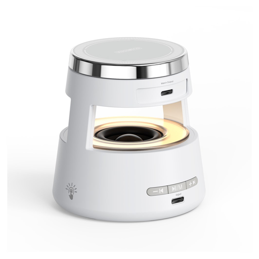Duzzona W23 5-in-1 Draadloze MagSafe Oplader 15W met Bluetooth Speaker afbeelding 12