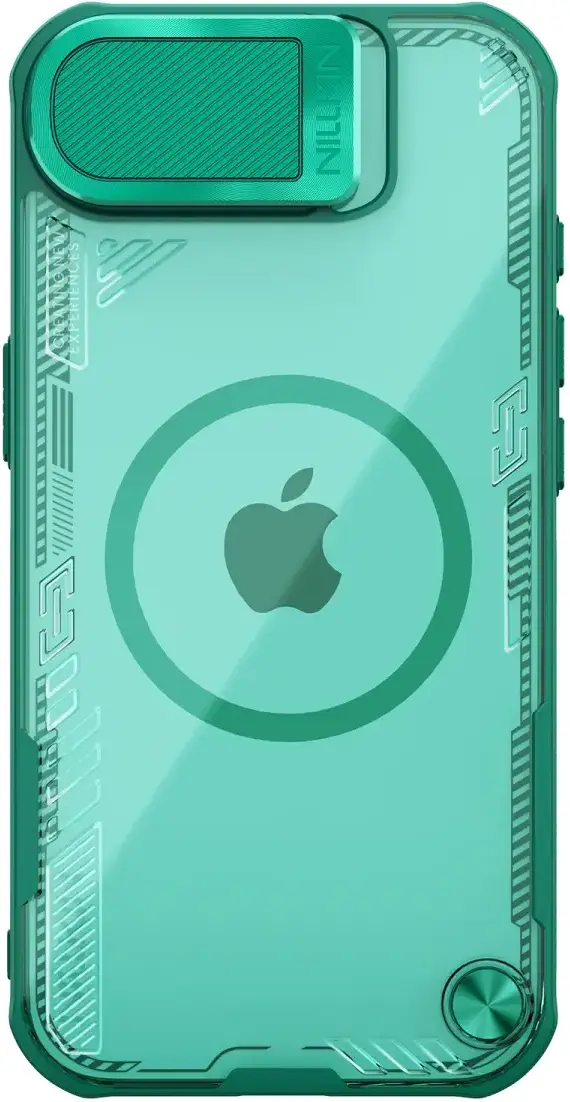 Nillkin IceBlade Prop Apple iPhone 16e Hoesje MagSafe Back Cover Groen afbeelding 1