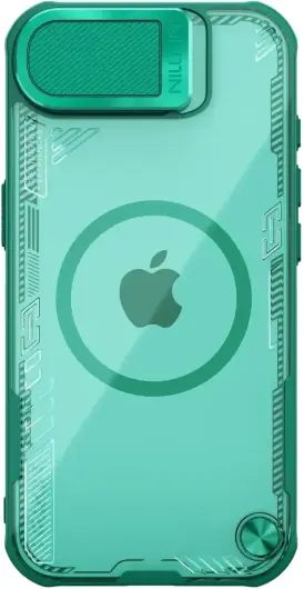 Nillkin IceBlade Prop Apple iPhone 16e Hoesje MagSafe Back Cover Groen afbeelding 1