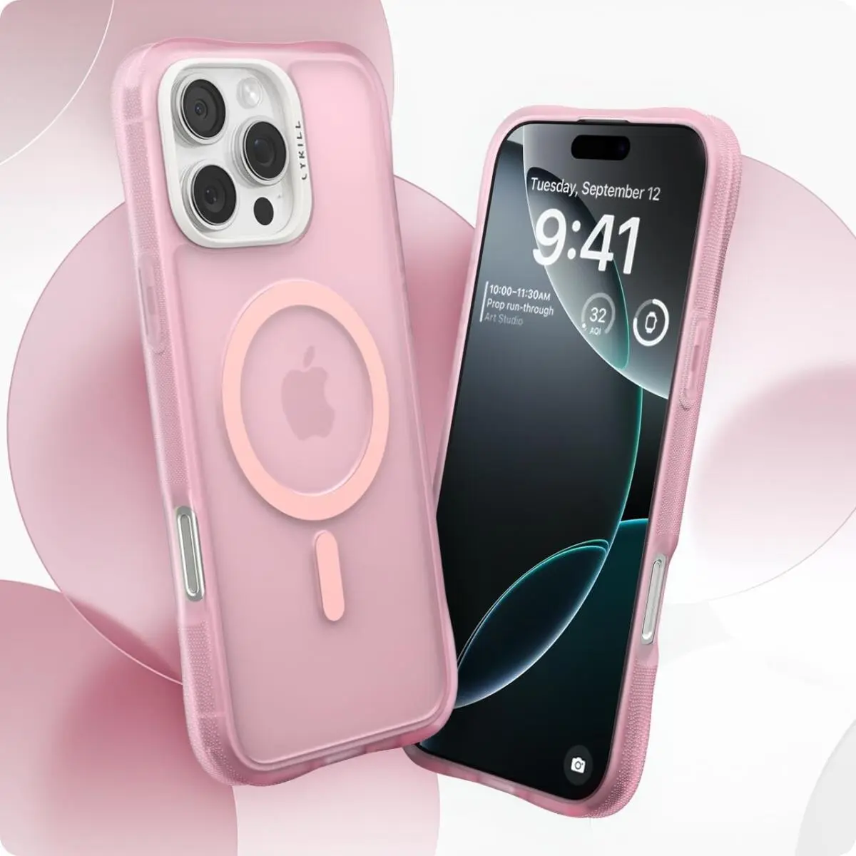 Spigen Cyrill Ultra Sheer Apple iPhone 16 Pro Max Hoesje met MagSafe Roze afbeelding 2