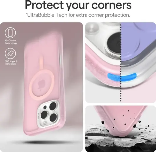 Spigen Cyrill Ultra Sheer Apple iPhone 16 Pro Max Hoesje met MagSafe Roze afbeelding 4