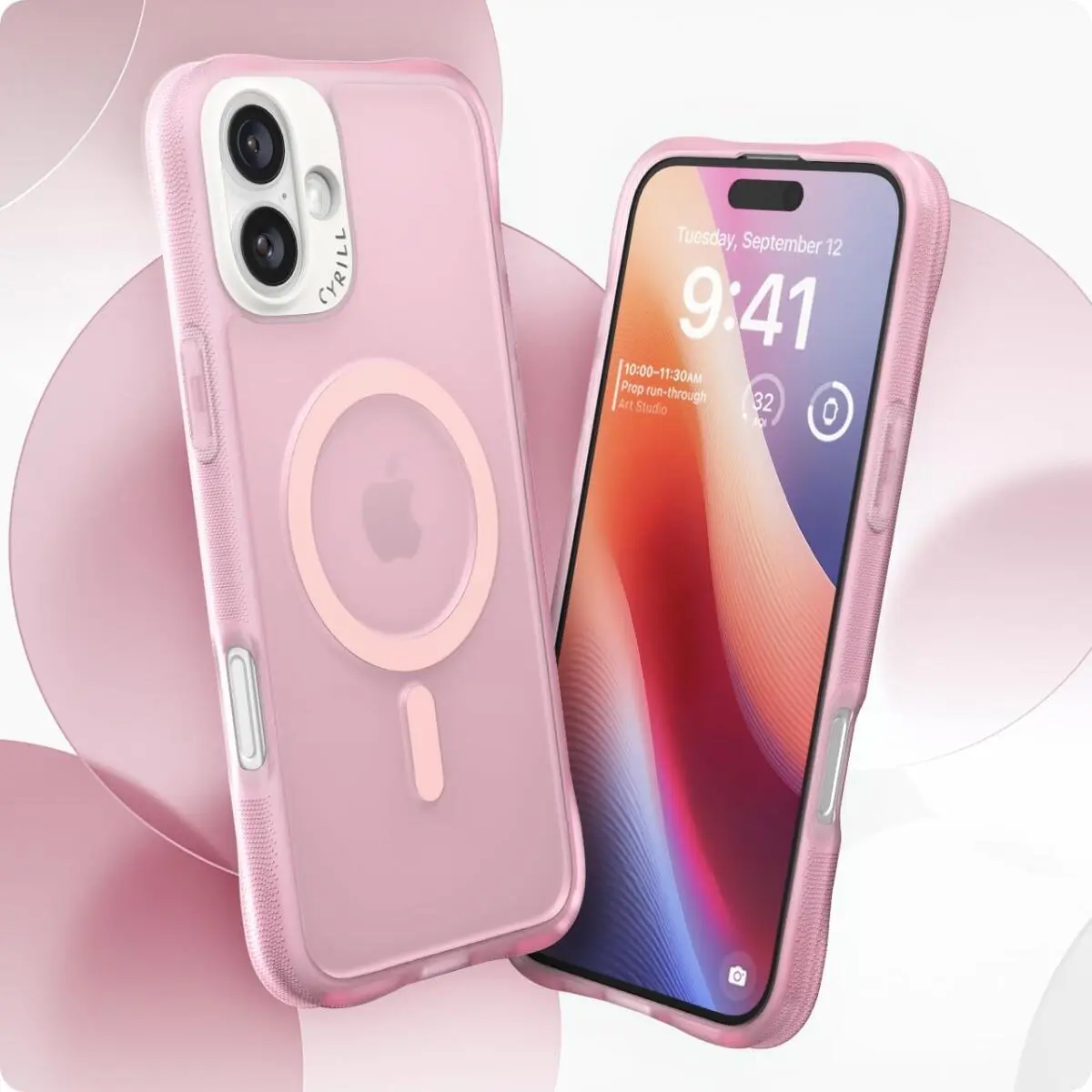 Spigen Cyrill Ultra Sheer Apple iPhone 16 Hoesje met MagSafe Roze afbeelding 2
