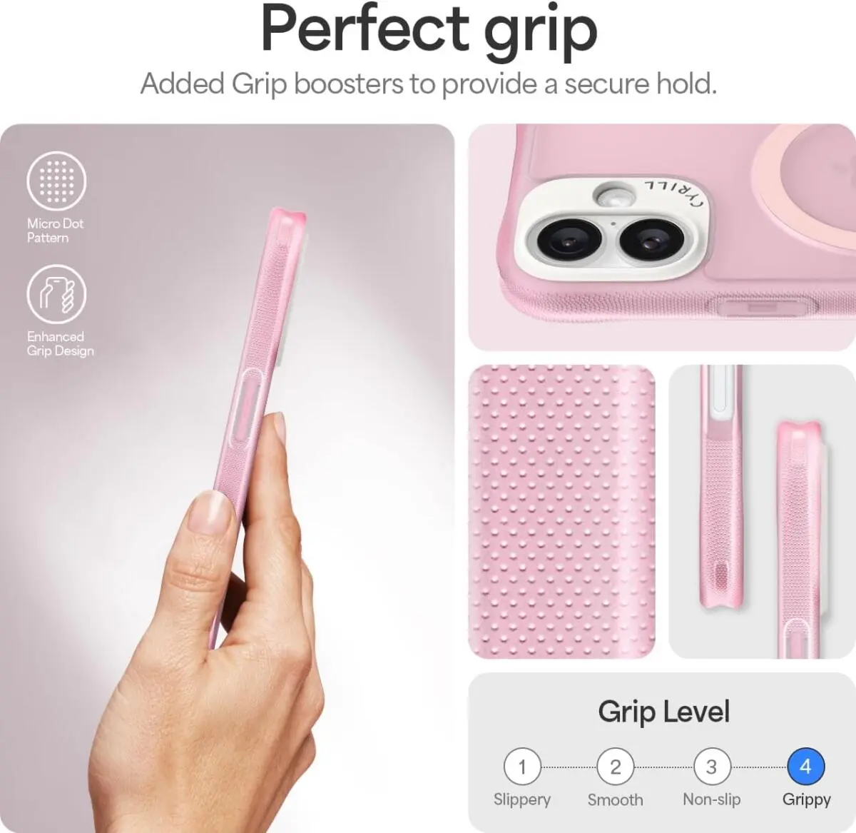 Spigen Cyrill Ultra Sheer Apple iPhone 16 Hoesje met MagSafe Roze afbeelding 5