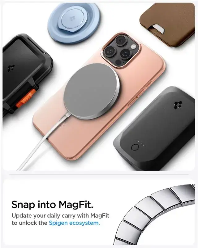 Spigen Thin Fit MagFit Apple iPhone 16 Pro Max Hoesje MagSafe Roze afbeelding 7