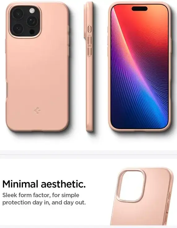 Spigen Thin Fit MagFit Apple iPhone 16 Pro Max Hoesje MagSafe Roze afbeelding 3