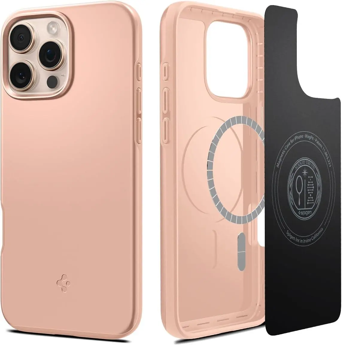 Spigen Thin Fit MagFit Apple iPhone 16 Pro Max Hoesje MagSafe Roze afbeelding 1